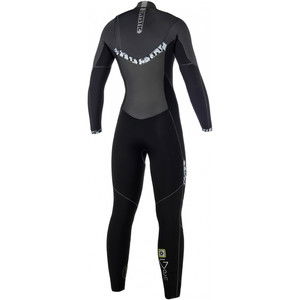 2019 Mystic Gem Womens 5/3mm Chest Zip Wetsuit BLACK 180021